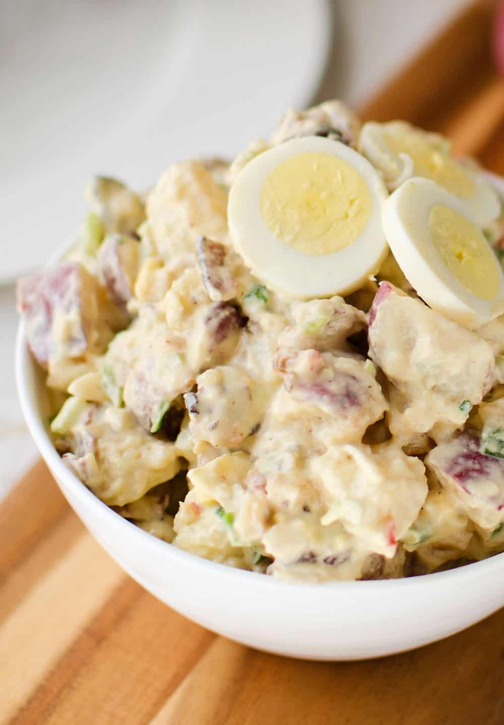 Garlicky Herb Red Potato Salad - Cafe Delites