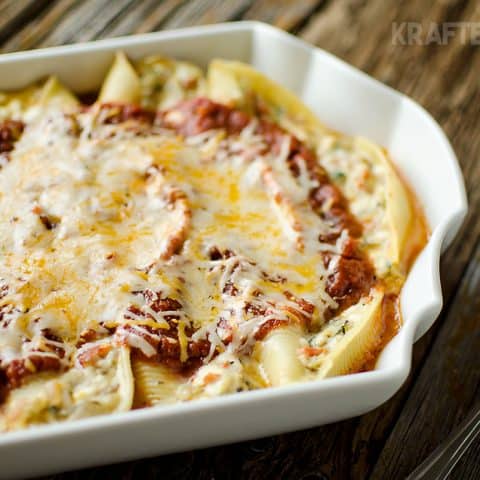 Three Cheese Stuffed Pasta Shells Recipe!