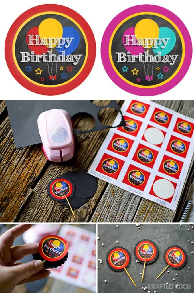 Chalkboard Birthday Party Designs - FREE PRINTABLES!