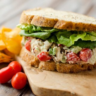 Light Ranch BLT Chicken Salad Sandwich