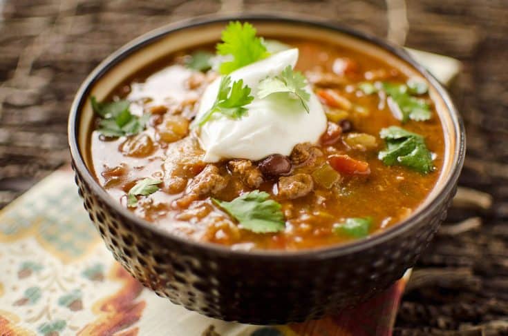 Healthy Crock Pot Taco Soup