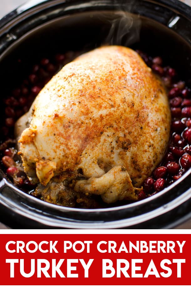 Crock Pot Turkey Breast with Cranberry Sauce