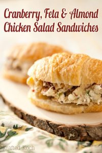 Cranberry, Feta & Almond Chicken Salad Sandwich