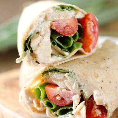 Light Chipotle Ranch Chicken Wrap