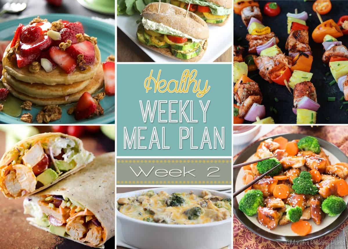 Healthy Weekly Meal Plan #2