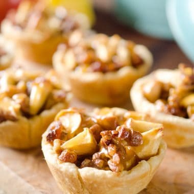 Caramel Apple Mini Pie Cups