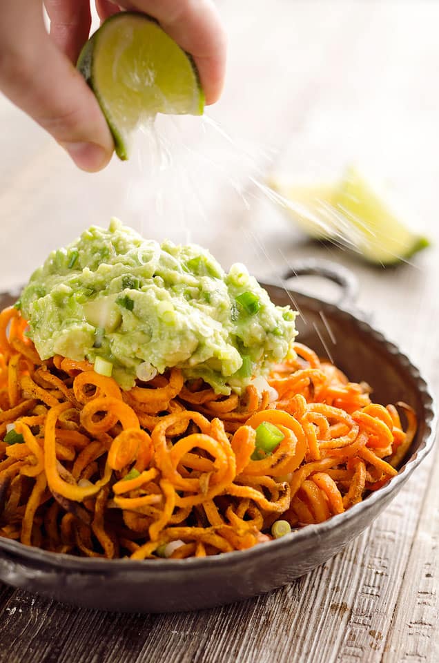 Spicy Spiralized Potatoes