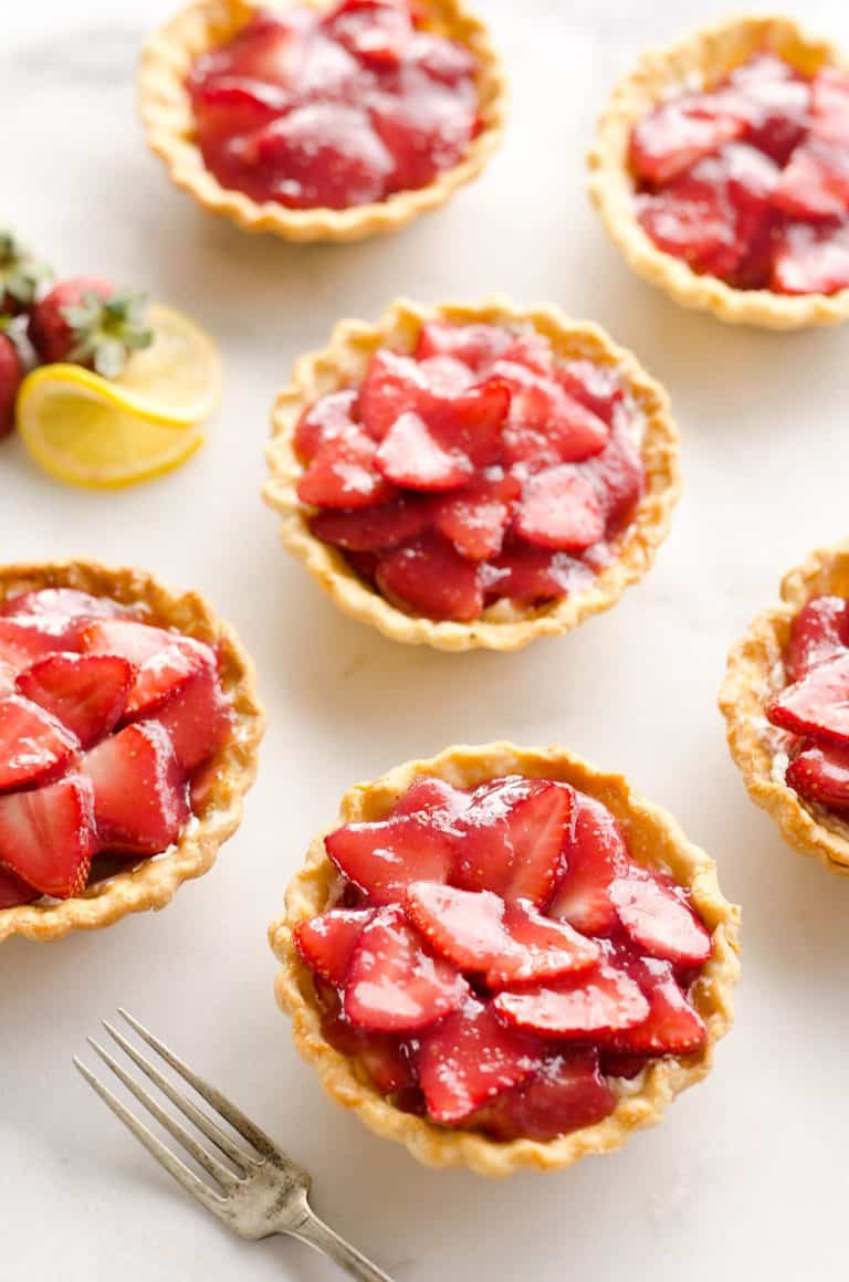 Mini Strawberry Lemon Pies - Fresh Dessert Recipe