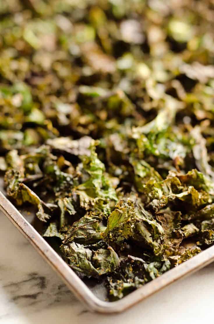 Spicy Kale Chips 5 Ingredient Healthy Snack 5694