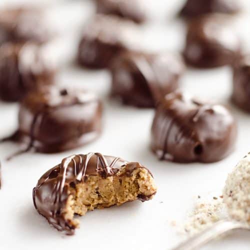 Protein Peanut Butter Truffles - 5 Ingredients & 100 Calories