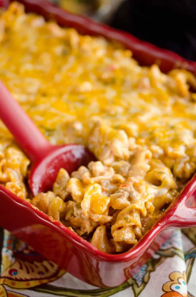 Cheesy Sour Cream Hamburger Hotdish