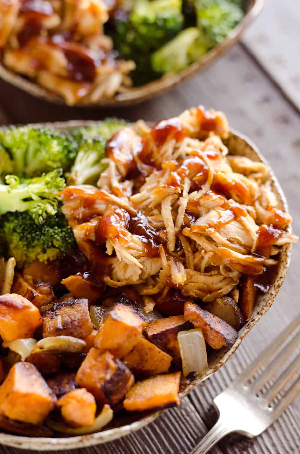 Bbq Chicken Roasted Sweet Potato Bowls Easy Meal Prep