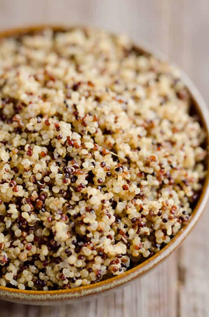 Easiest Fluffy Quinoa Recipe {Pressure Cooker}