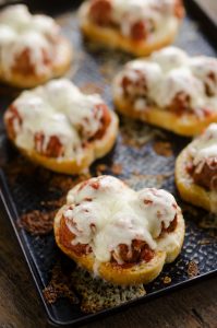 Cheesy Texas Toast Meatball Sliders - 20 Minute Meal