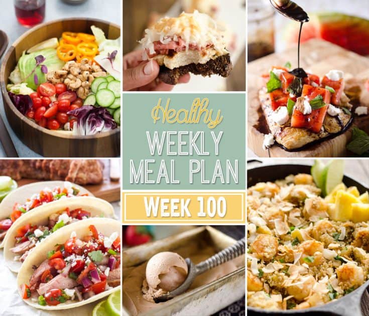 Healthy Weekly Meal Plan #100