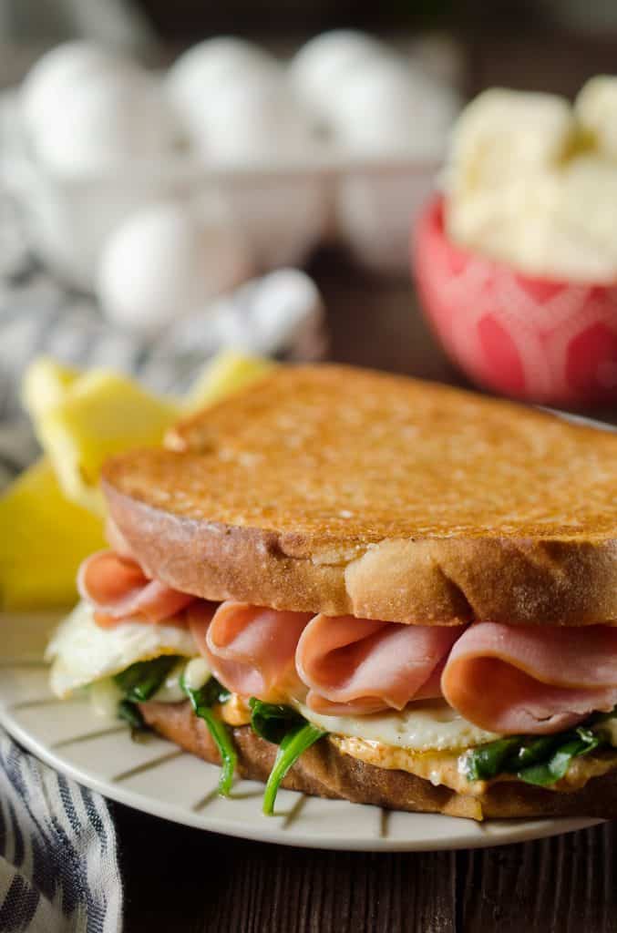 Spicy Ham & Egg Sandwich