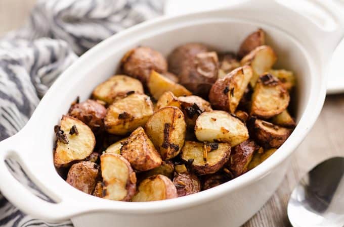 Airfryer Crispy Roasted Onion Potatoes - 20 Minute Recipe