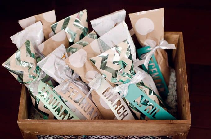 DIY Wine of the Month Gift Basket Idea