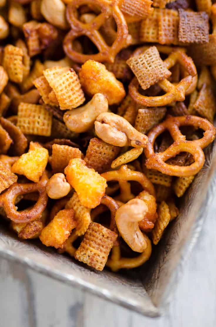 Honey Sriracha Snack Mix