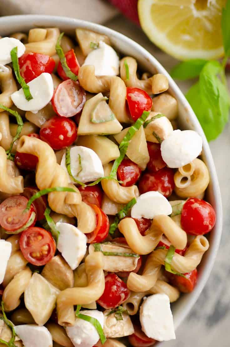 Balsamic Caprese Pasta Salad