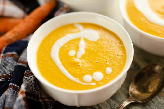 Pressure Cooker Creamy Carrot Soup