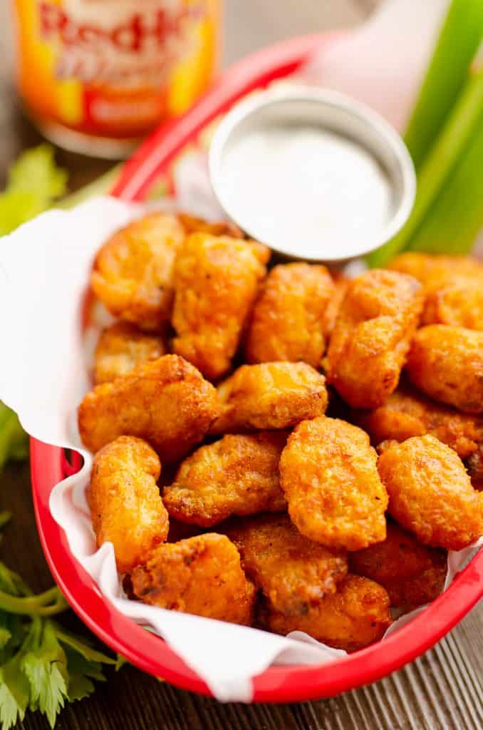 Airfryer Buffalo Cauliflower Tots - Low Carb Appetizer