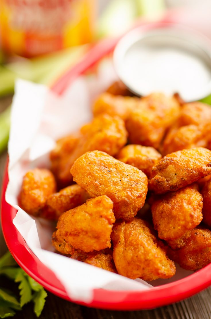 Airfryer Buffalo Cauliflower Tots - Low Carb Appetizer