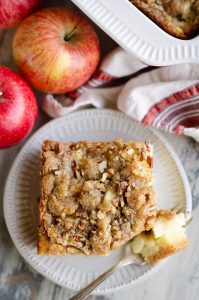 Apple Pecan Custard Dessert