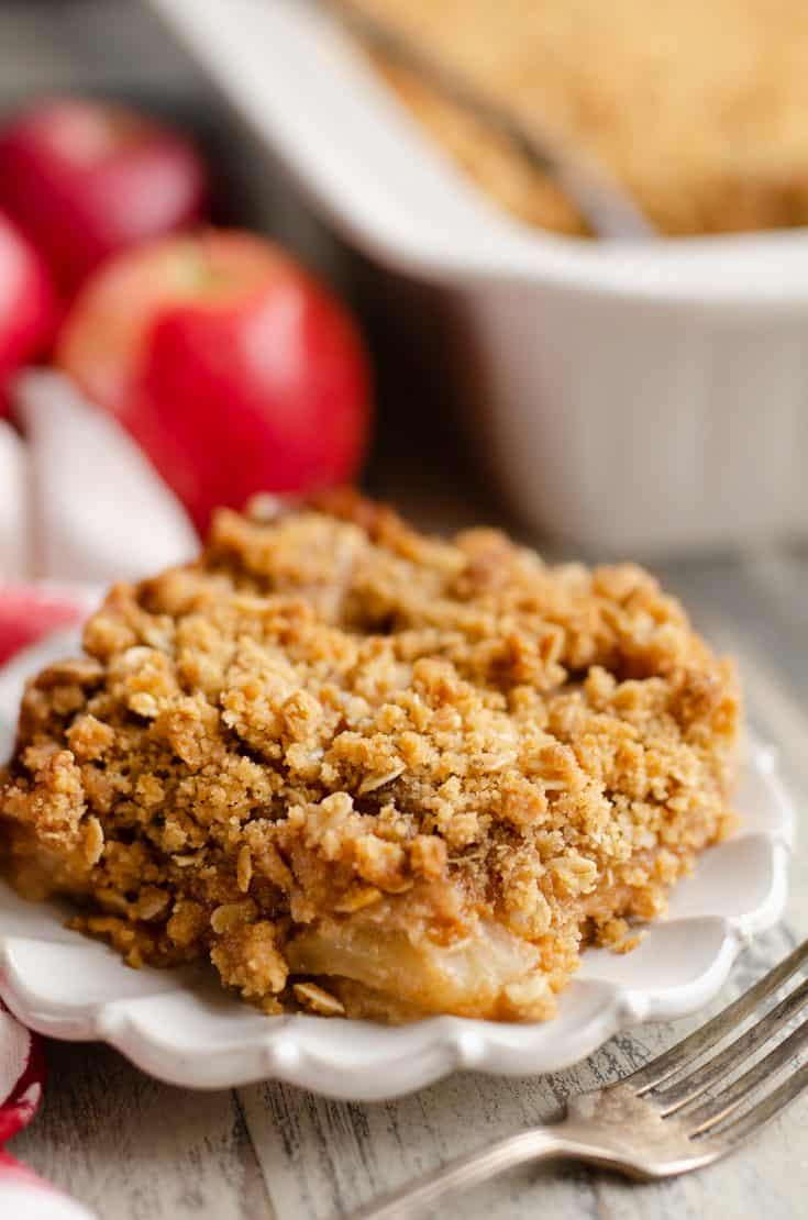 Peanut Butter Apple Crisp