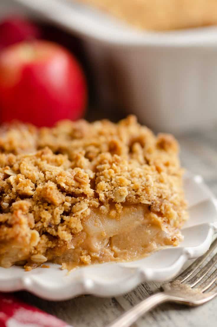 Peanut Butter Apple Crisp