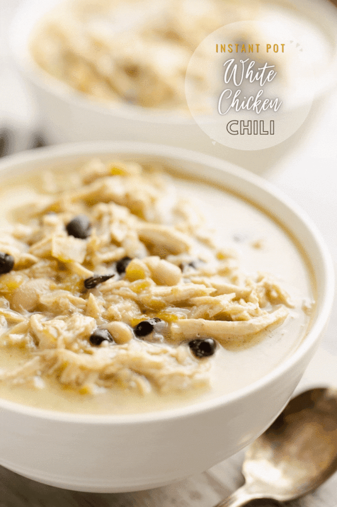 Healthy Pressure Cooker White Chicken Chili Soup