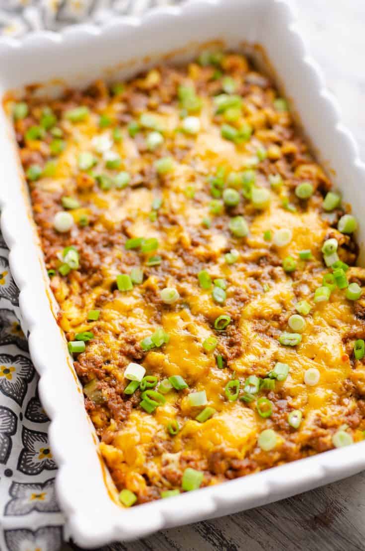 Light Mexican Breakfast Casserole - Low Carb Brunch Recipe