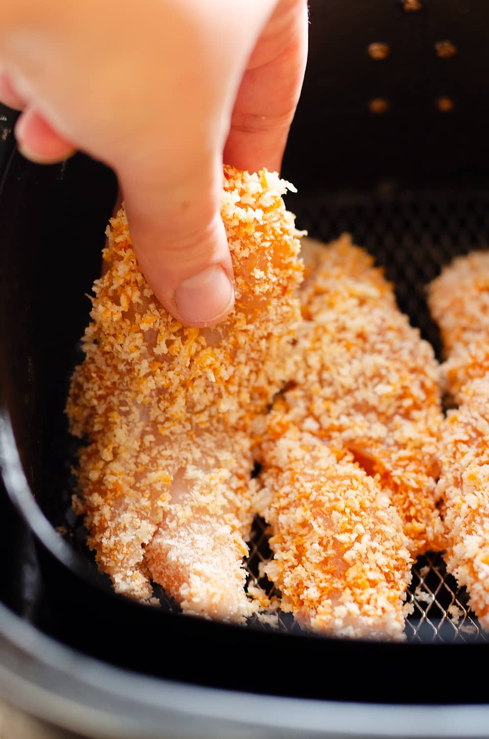 Air Fryer Buffalo Chicken Tenders - Healthy Airfryer Recipe