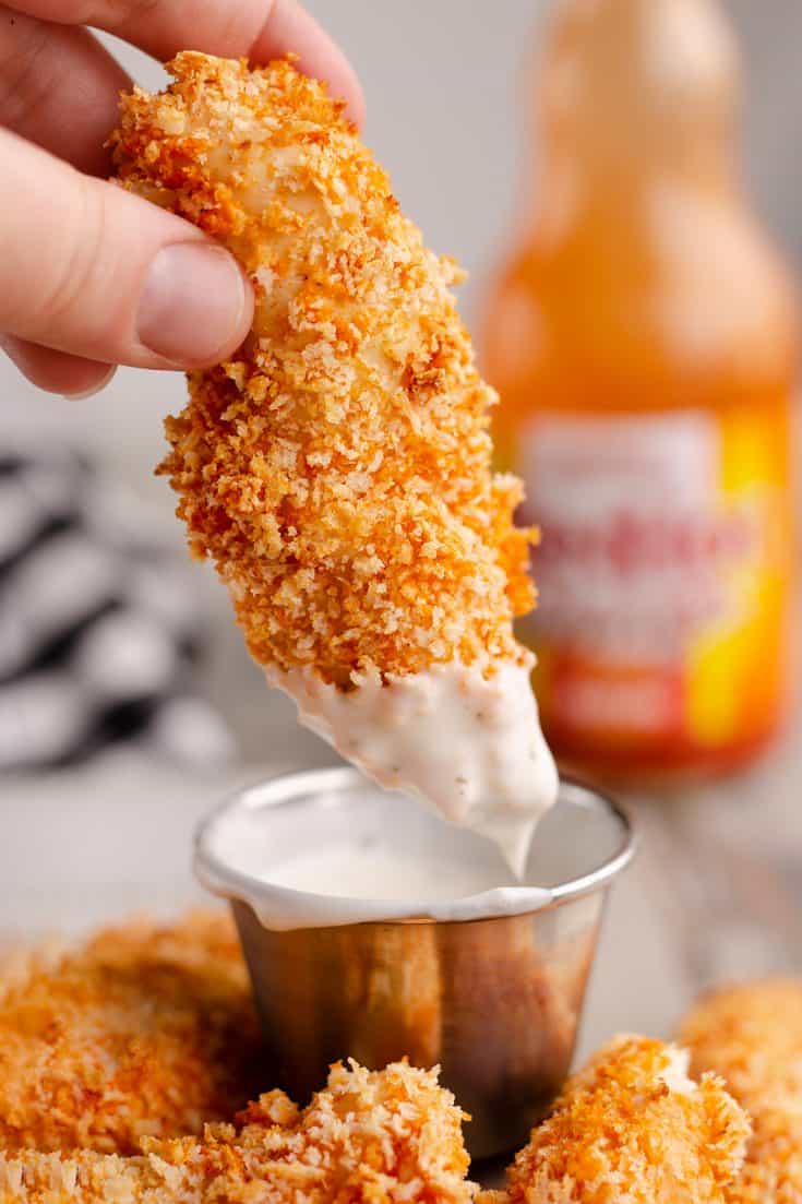 air-fryer-buffalo-chicken-tenders-healthy-airfryer-recipe