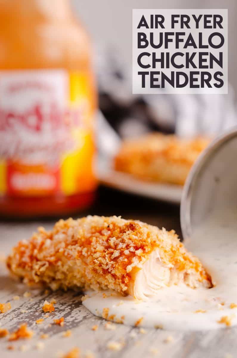 Air Fryer Buffalo Chicken Tenders - Healthy Airfryer Recipe