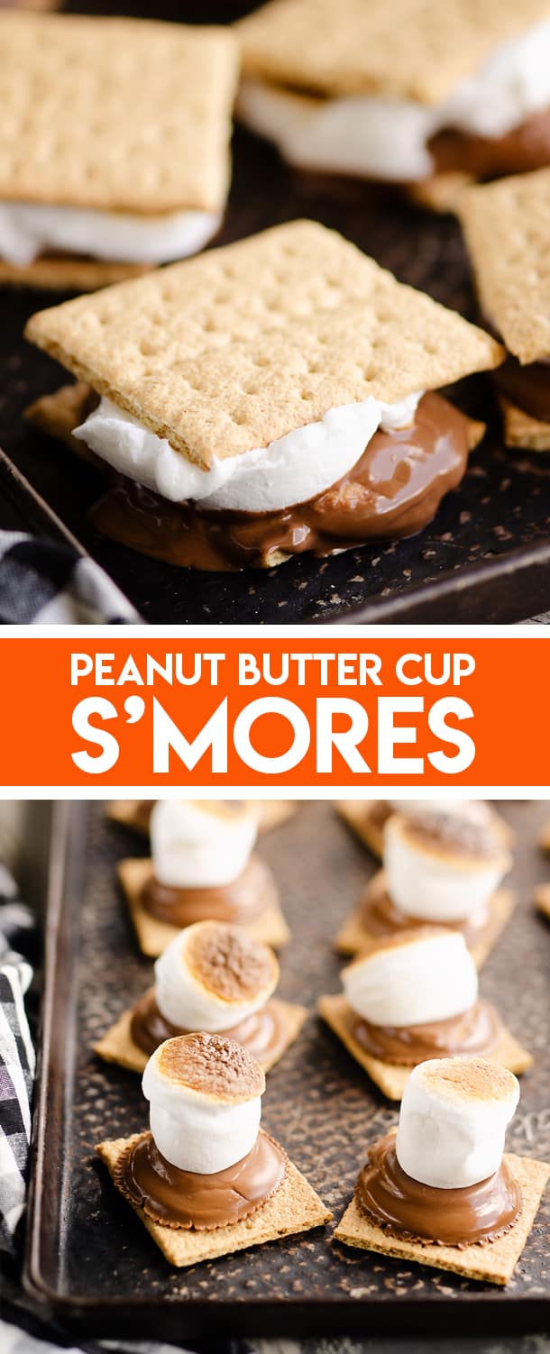 Peanut Butter Cup S'mores In The Oven