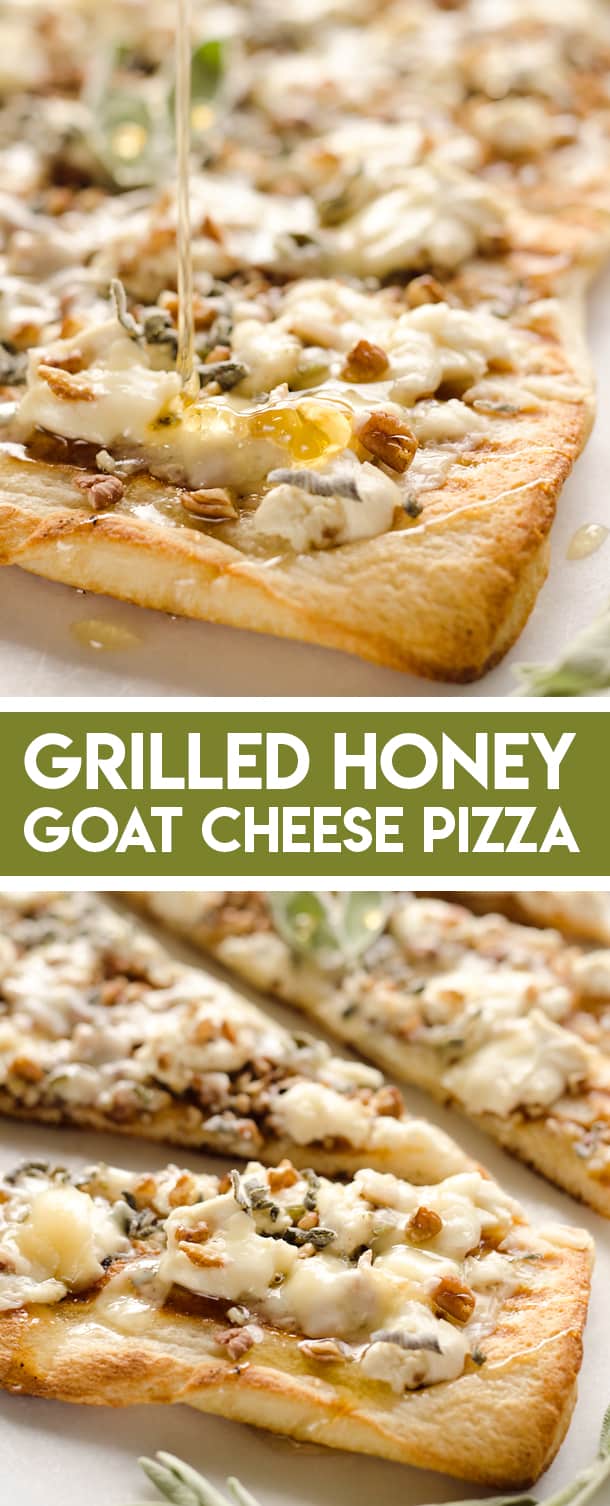 Grilled Honey Goat Cheese Pizza