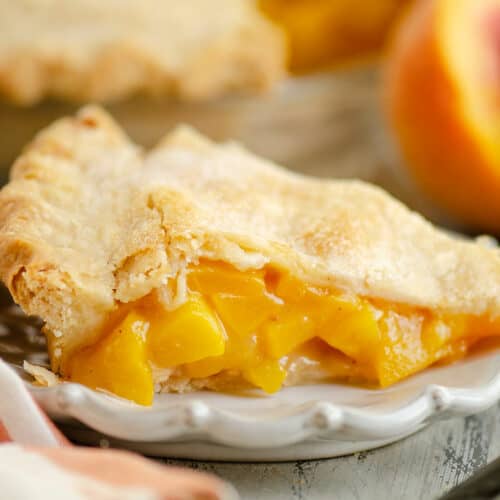 Homemade Peach Pie Recipe