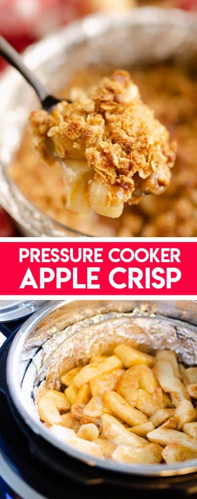 Crispy Pressure Cooker Apple Crisp