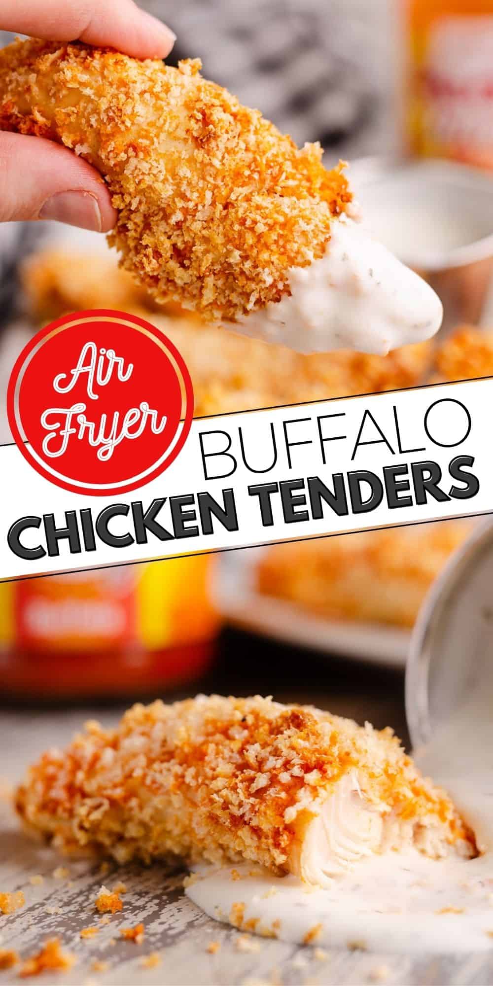 Air Fryer Buffalo Chicken Tenders - Healthy Airfryer Recipe