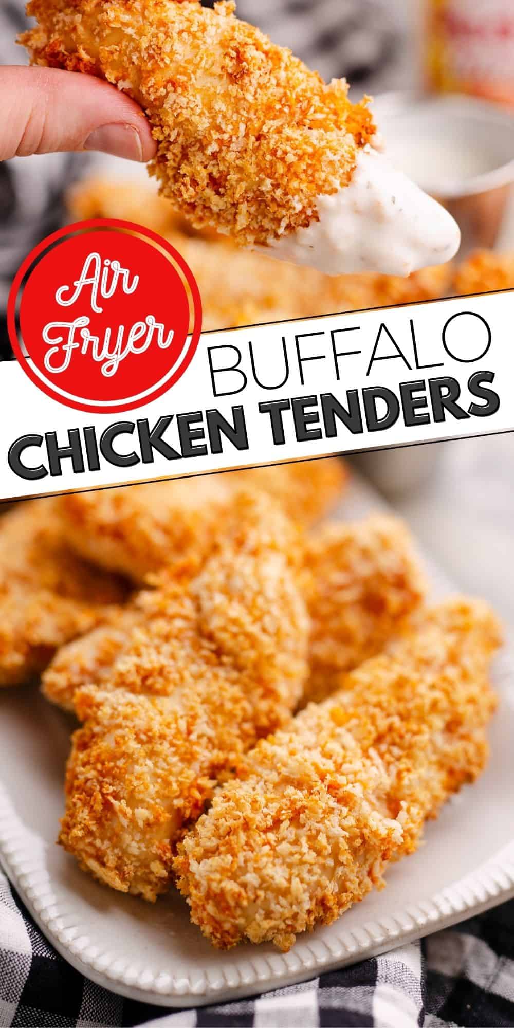 Air Fryer Buffalo Chicken Tenders - Healthy Airfryer Recipe