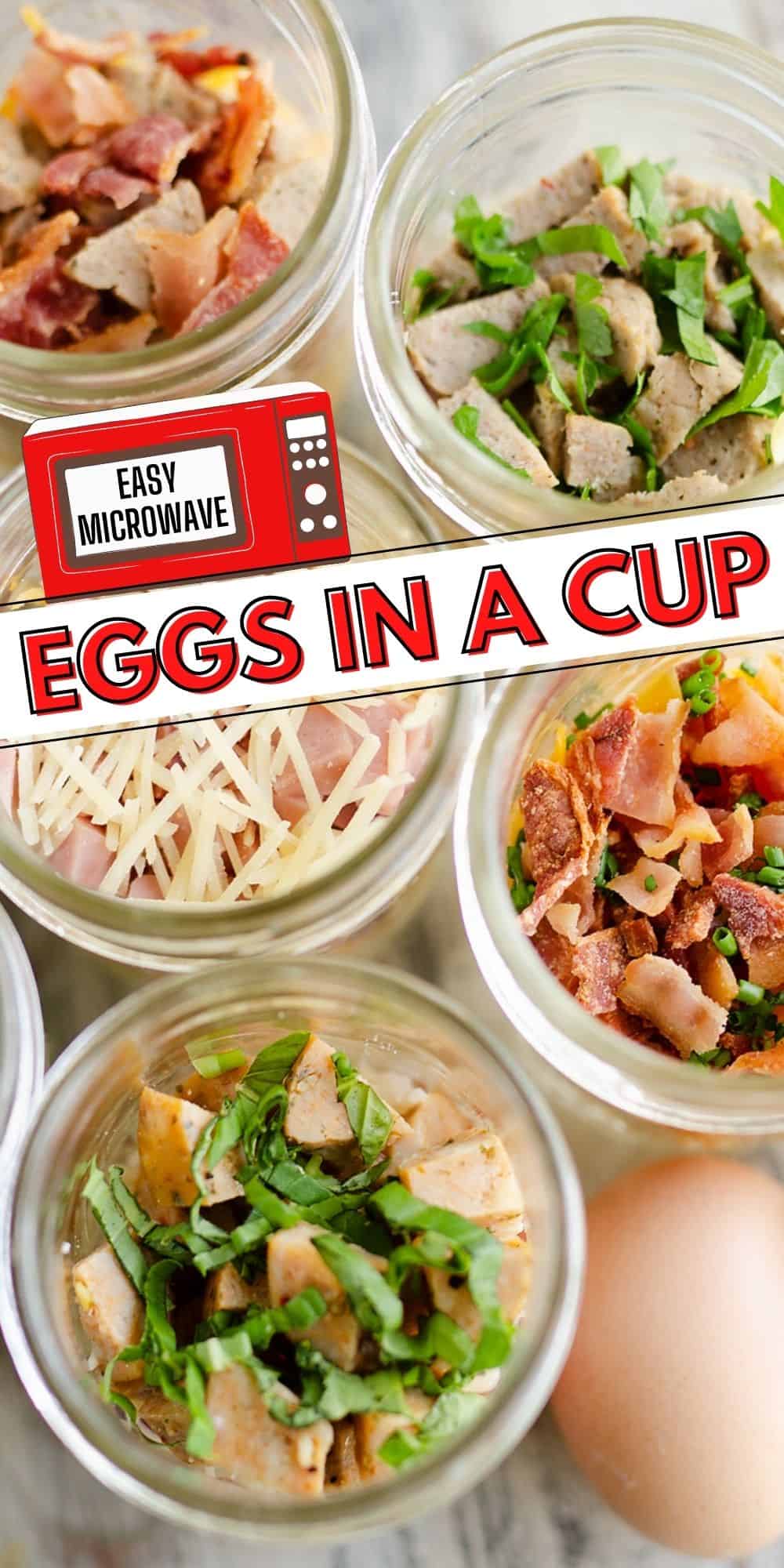 Easy Microwave Scrambled Egg Cup Recipes Healthy Meal Prep