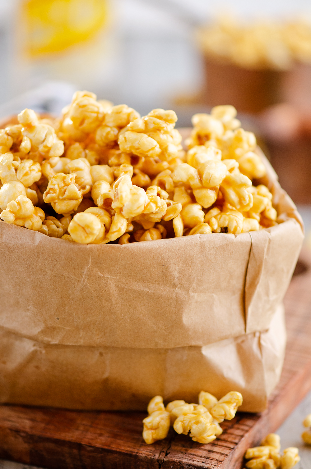 Microwave Caramel Popcorn