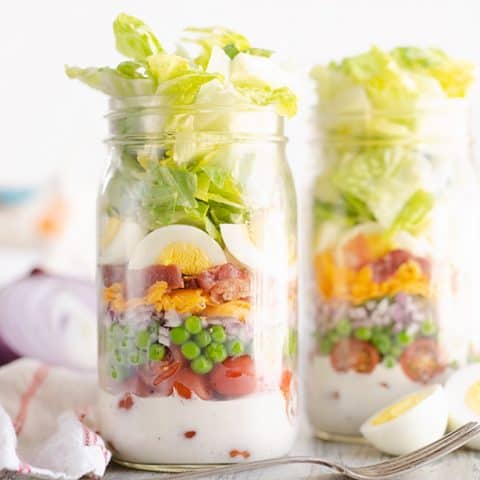 Cheeseburger Salad-in-a-Jar