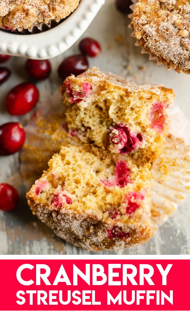 Cranberry Streusel Muffins