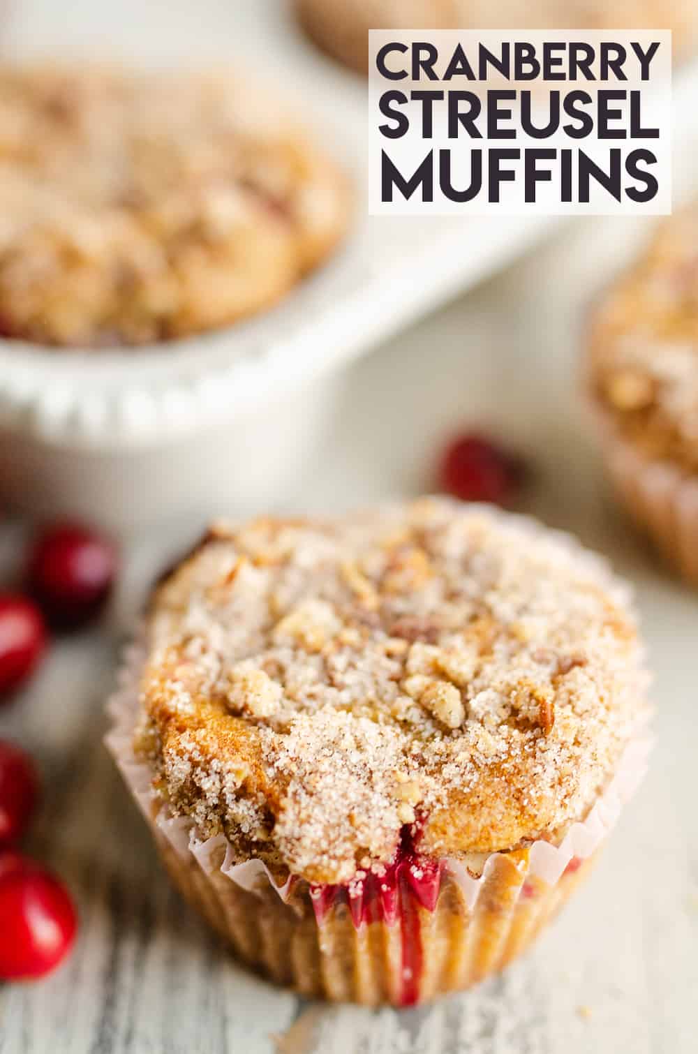 Cranberry Streusel Muffins