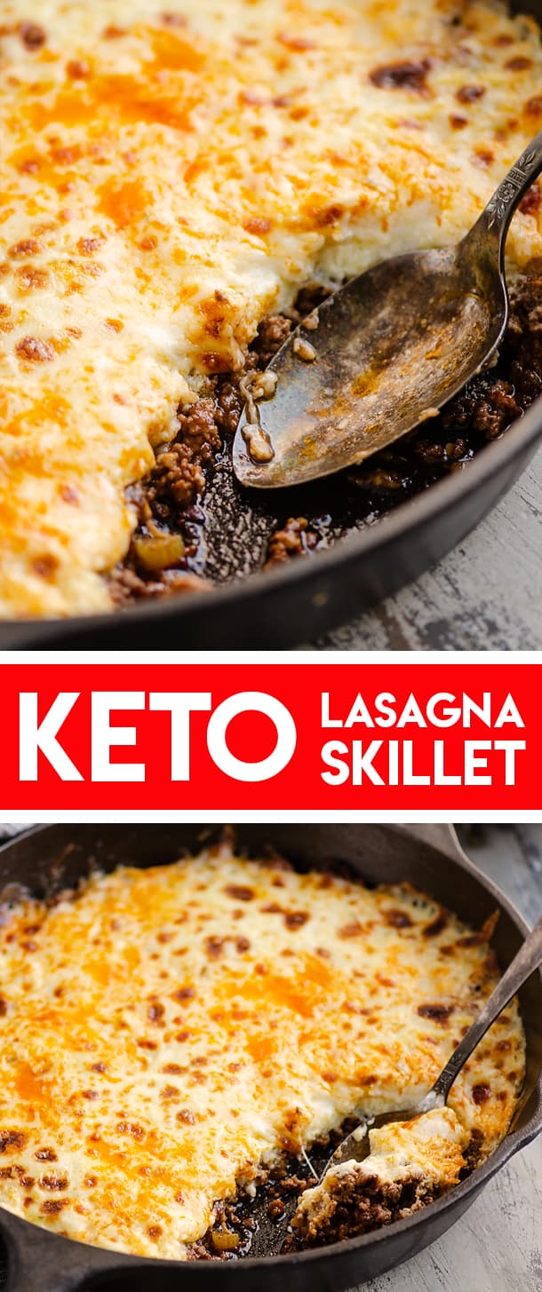 Keto Skillet Lasagna