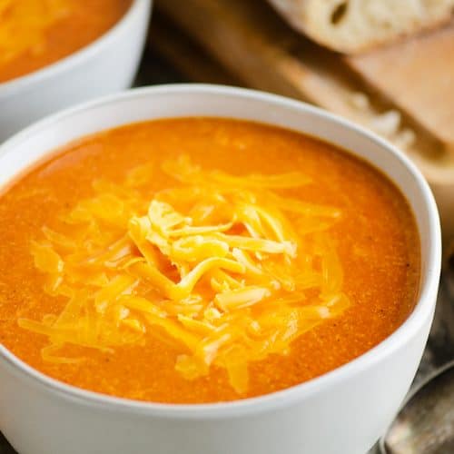 Cheesy Chipotle Tomato Soup