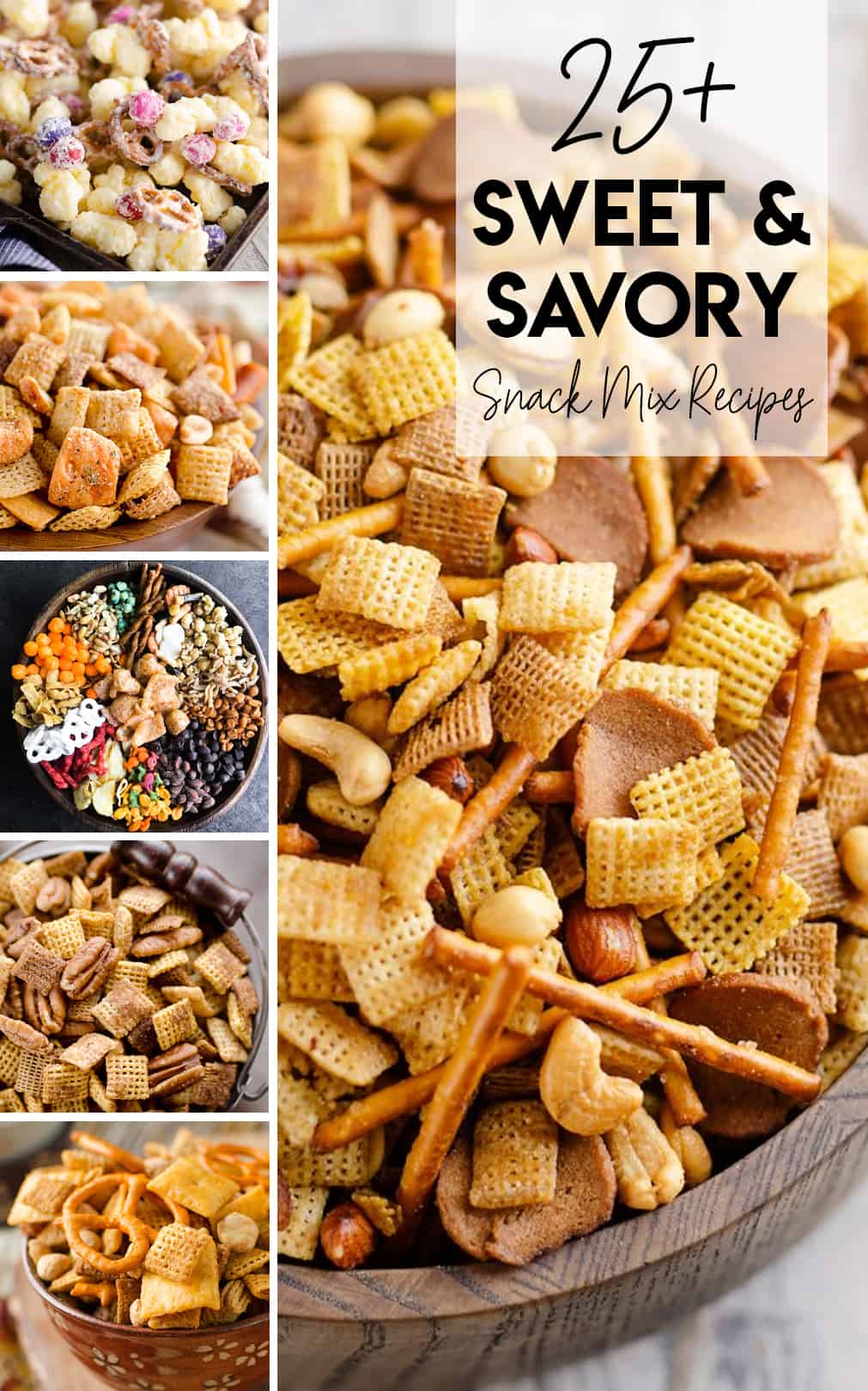 Sweet Savory Snack Mix Recipes