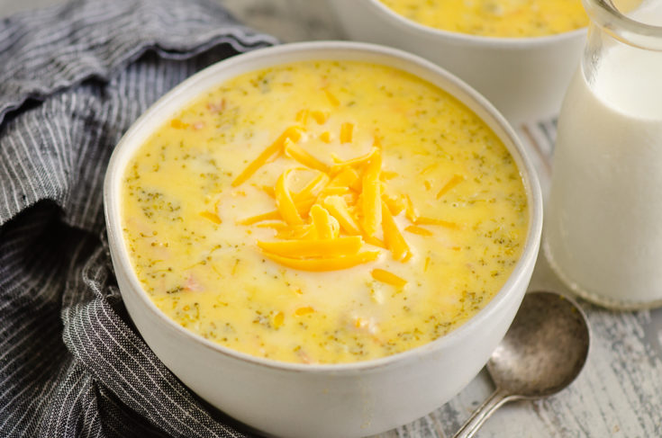 Pressure Cooker Ham & Broccoli Cheese Soup